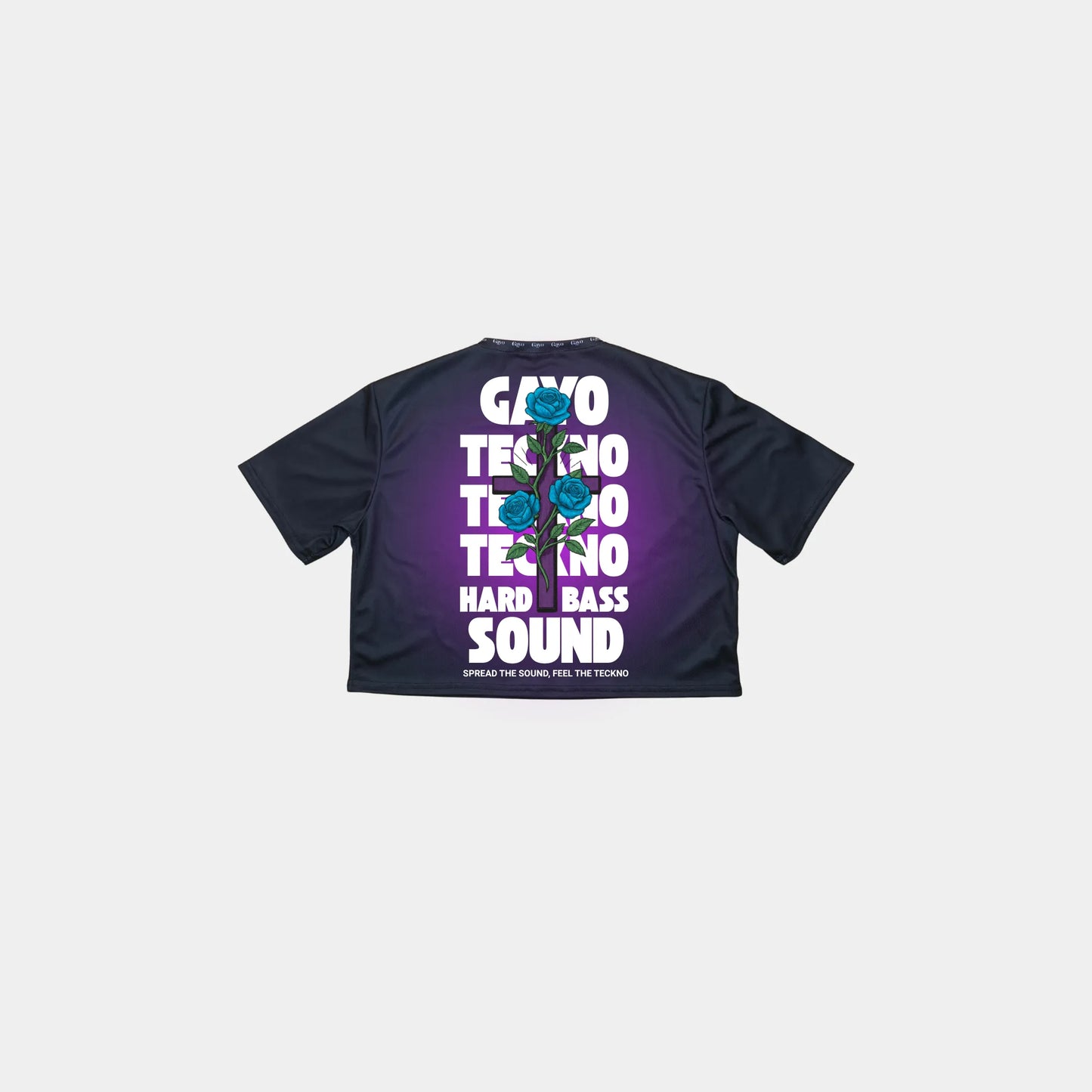 Crops-top noirs Gayo Teckno