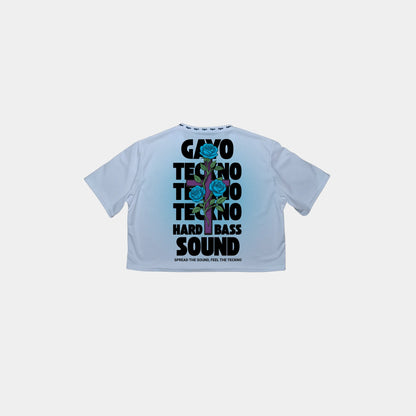 Crops-top blancs Gayo Teckno