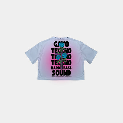 Crops-top blancs Gayo Teckno