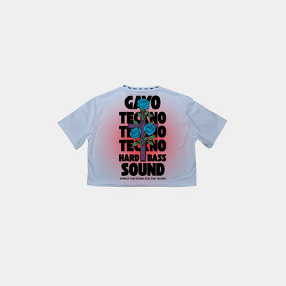 Crops-top blancs Gayo Teckno