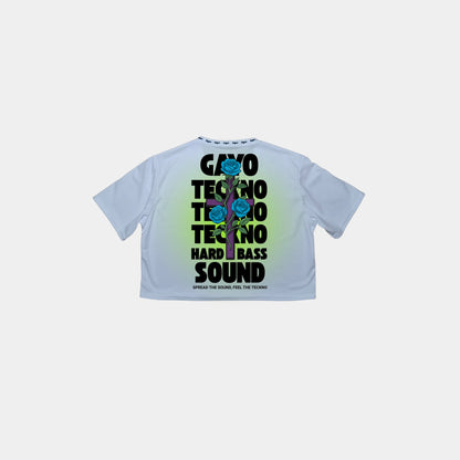 Crops-top blancs Gayo Teckno