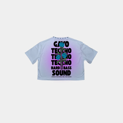 Crops-top blancs Gayo Teckno