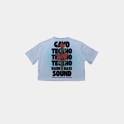 Crops-top blancs Gayo Teckno