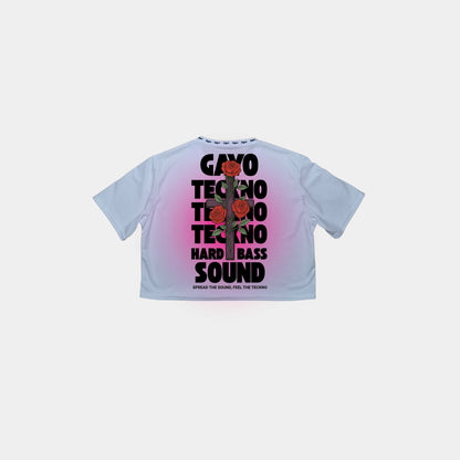 Crops-top blancs Gayo Teckno