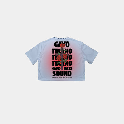Crops-top blancs Gayo Teckno