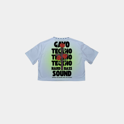 Crops-top blancs Gayo Teckno