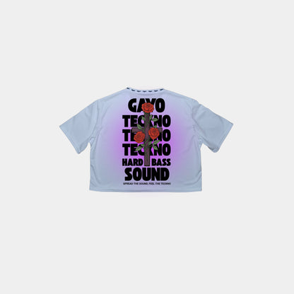 Crops-top blancs Gayo Teckno