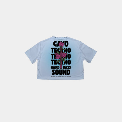 Crops-top blancs Gayo Teckno