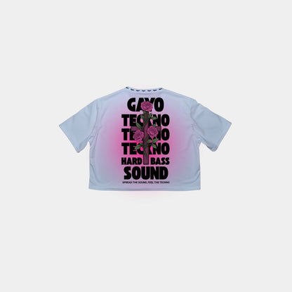 Crops-top blancs Gayo Teckno