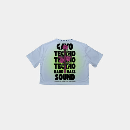Crops-top blancs Gayo Teckno