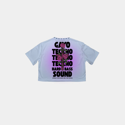 Crops-top blancs Gayo Teckno