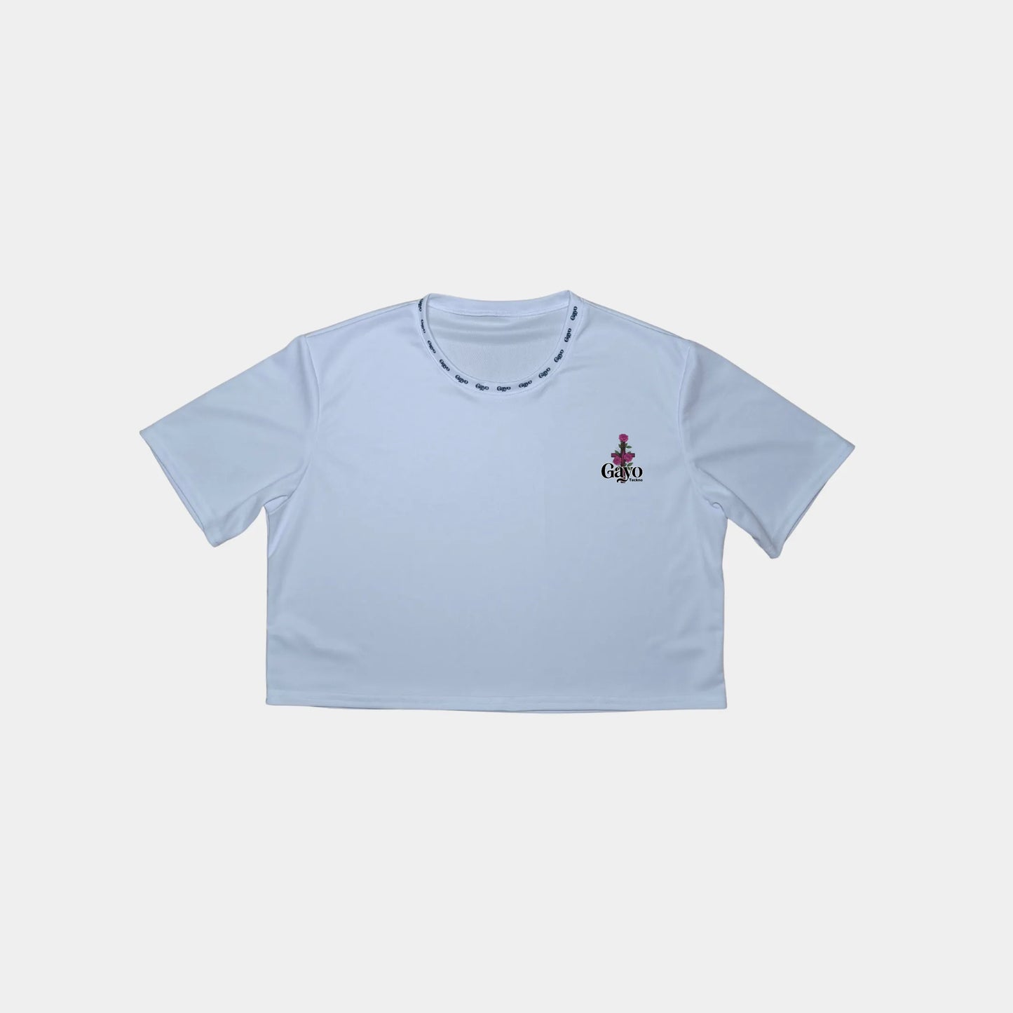 Crops-top blancs Gayo Teckno