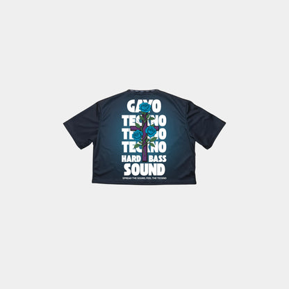 Crops-top noirs Gayo Teckno