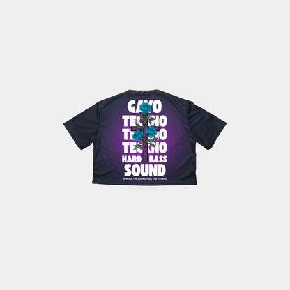 Crops-top noirs Gayo Teckno