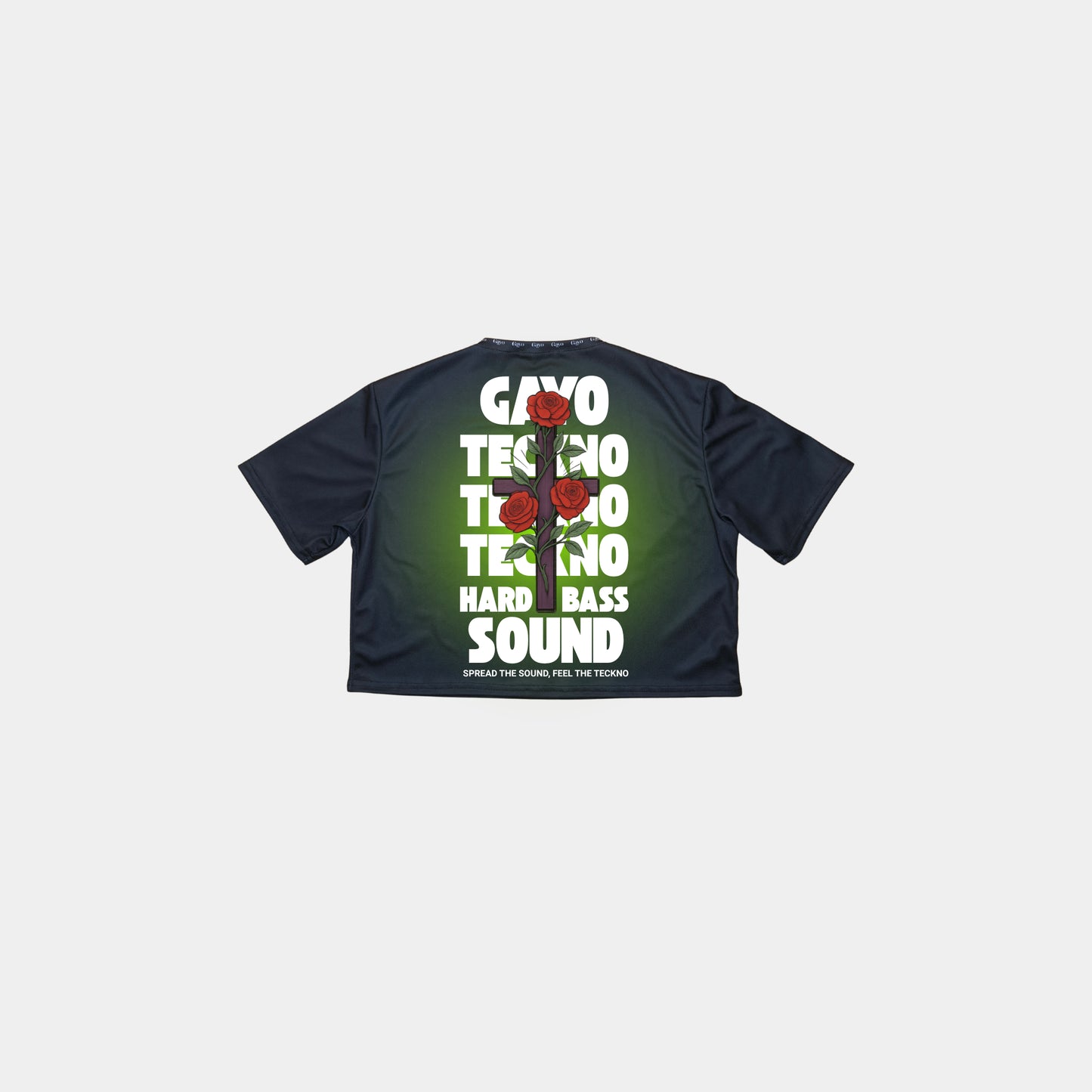 Crops-top noirs Gayo Teckno