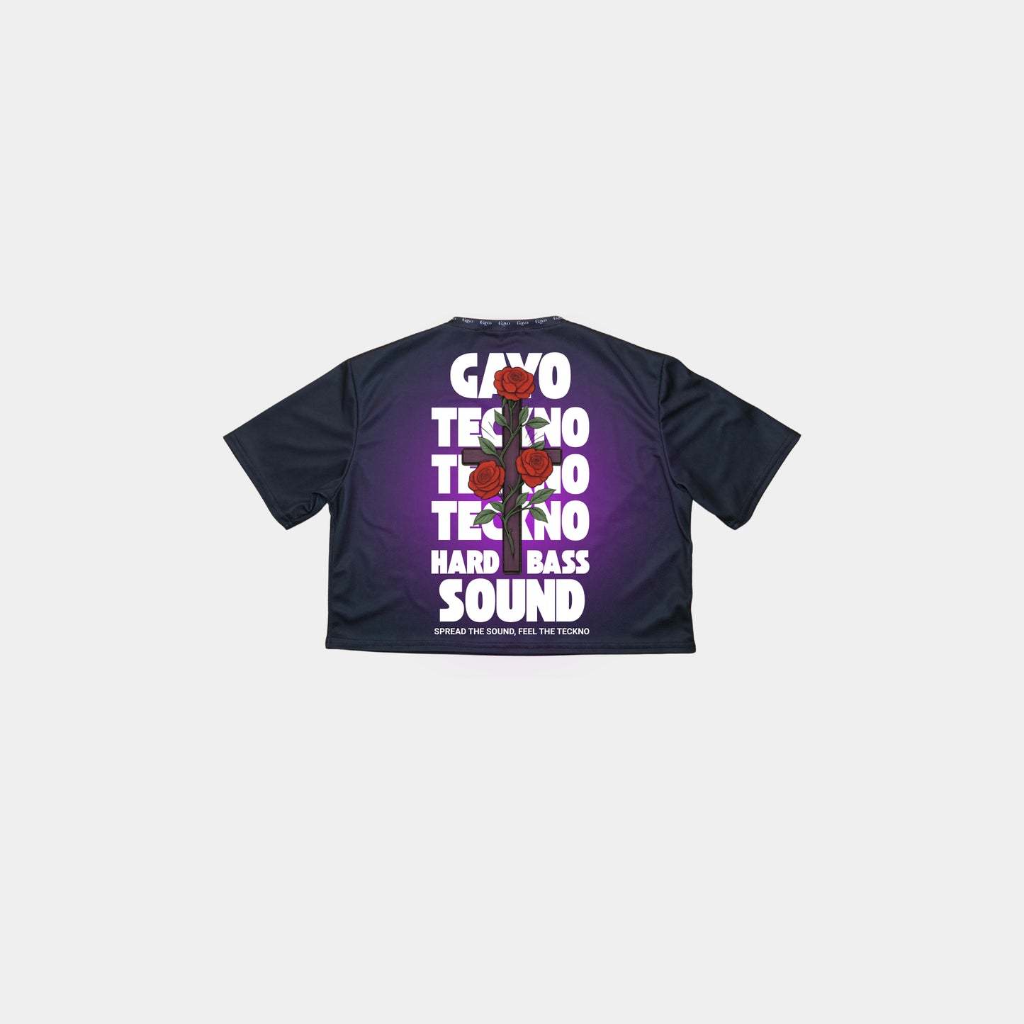 Crops-top noirs Gayo Teckno