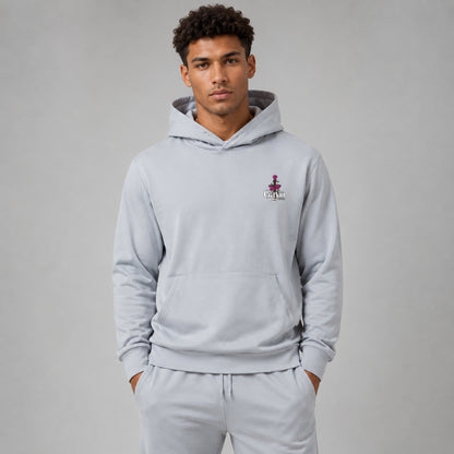 Sweat à capuche croix violette / Halo violet - Gayo Teckno