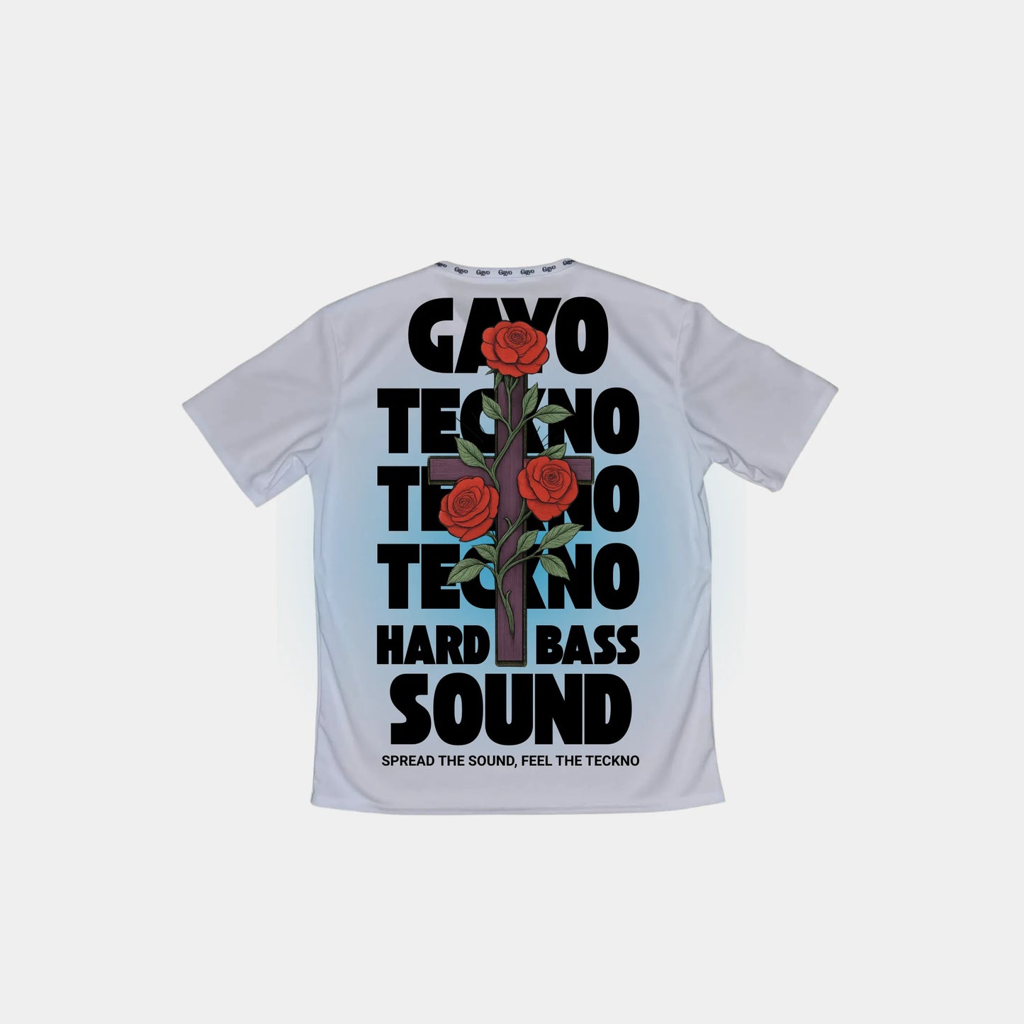 T-shirt techno blanc - Gayo Teckno