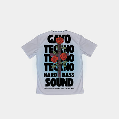 T-shirt techno blanc - Gayo Teckno