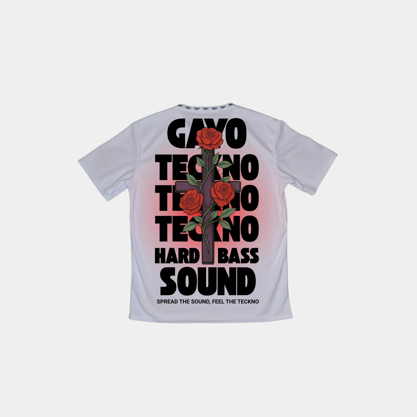 T-shirt techno blanc - Gayo Teckno