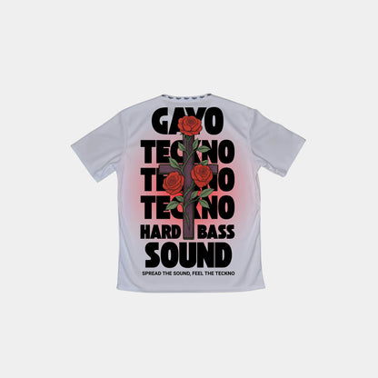 T-shirt techno blanc - Gayo Teckno