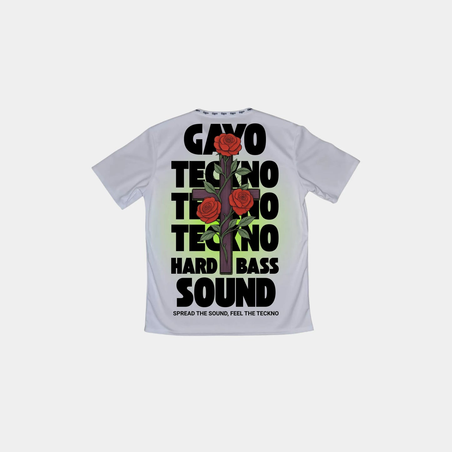T-shirt techno blanc - Gayo Teckno