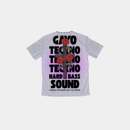 T-shirt techno blanc - Gayo Teckno