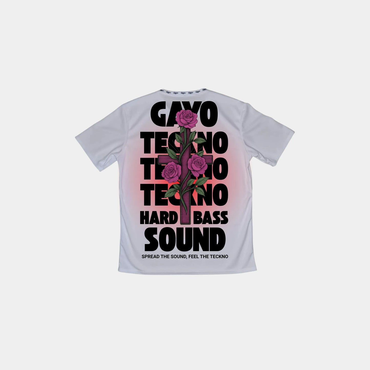 T-shirt techno blanc - Gayo Teckno