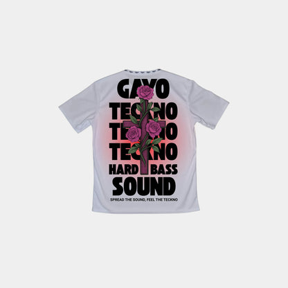 T-shirt techno blanc - Gayo Teckno