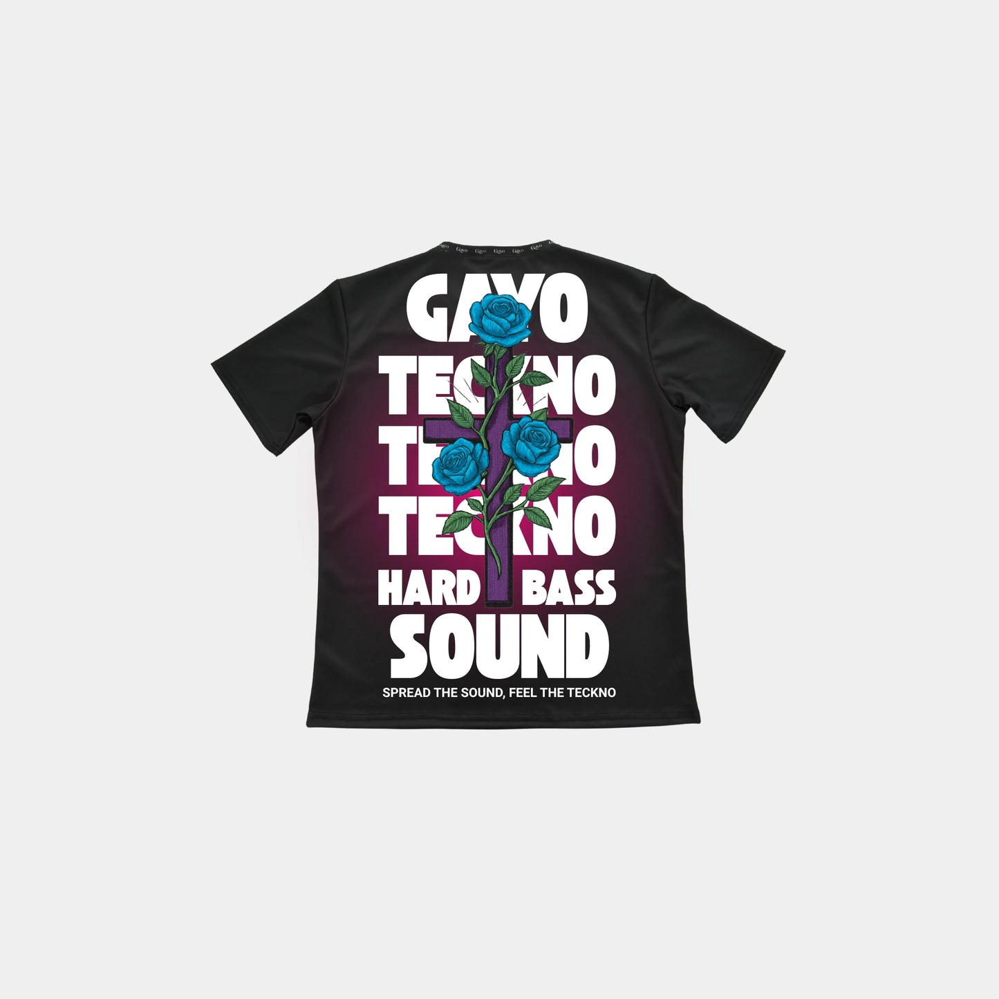 T-shirt techno noir - Gayo Teckno