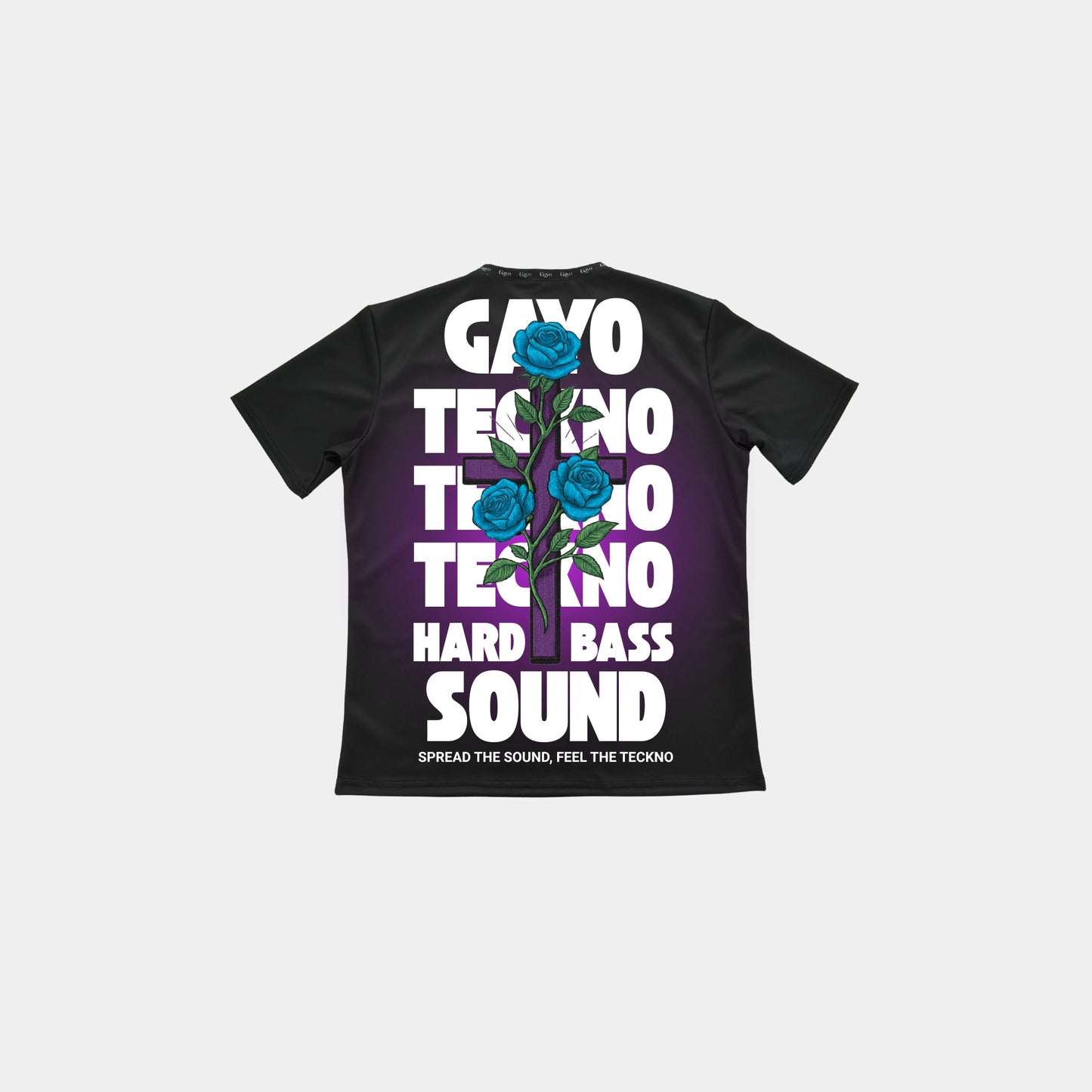 T-shirt techno noir - Gayo Teckno