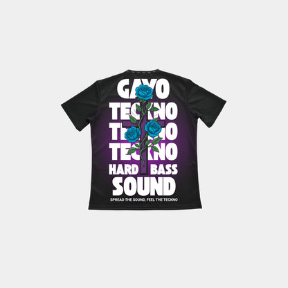 T-shirt techno noir - Gayo Teckno