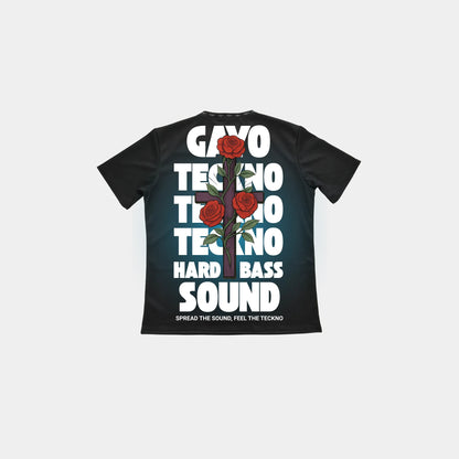 T-shirt techno noir - Gayo Teckno