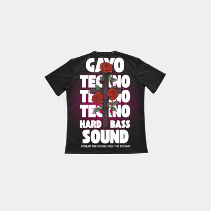 T-shirt techno noir - Gayo Teckno