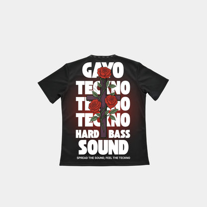 T-shirt techno noir - Gayo Teckno
