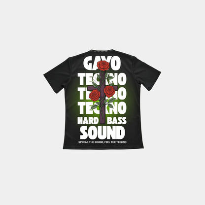T-shirt techno noir - Gayo Teckno