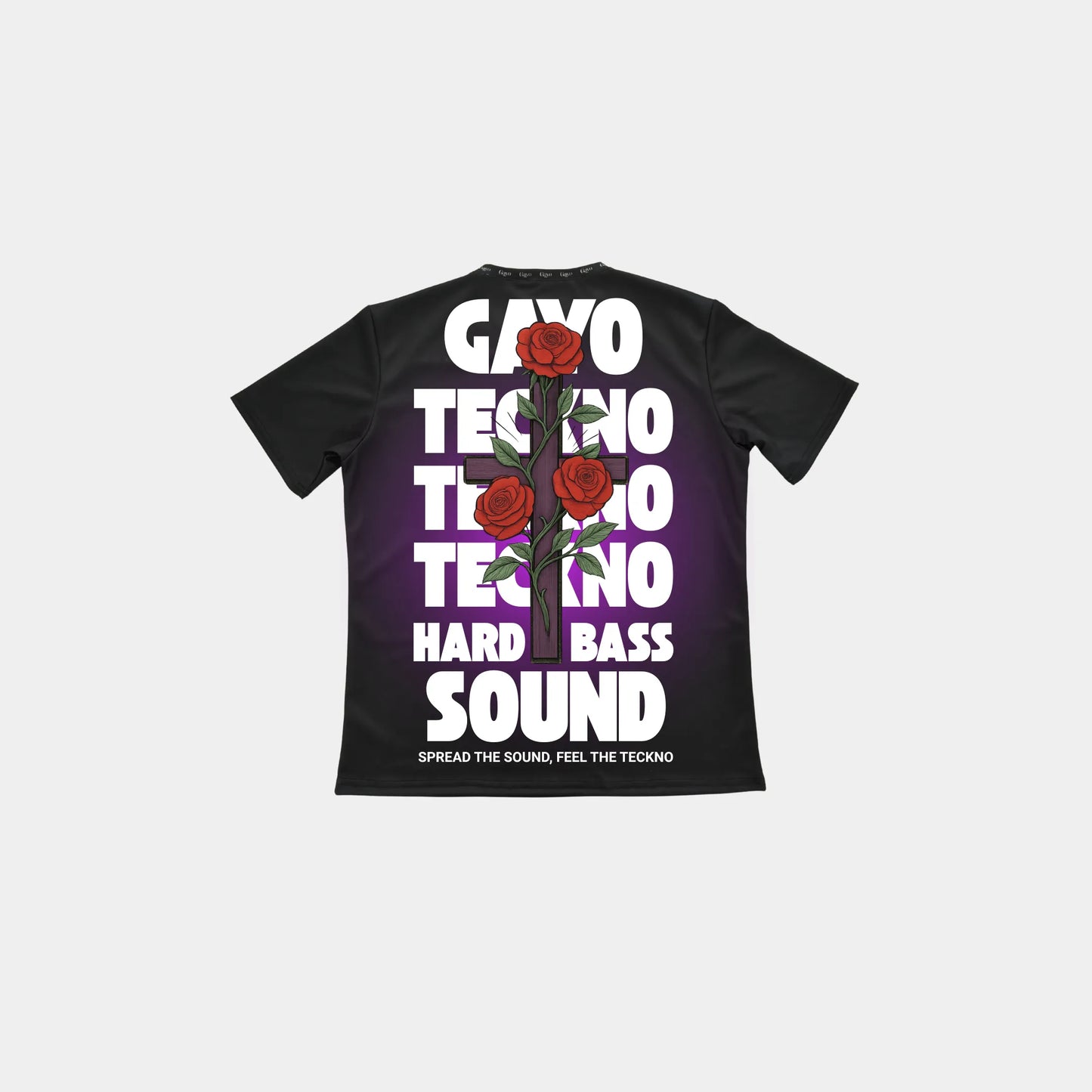 T-shirt techno noir - Gayo Teckno