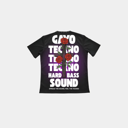 T-shirt techno noir - Gayo Teckno