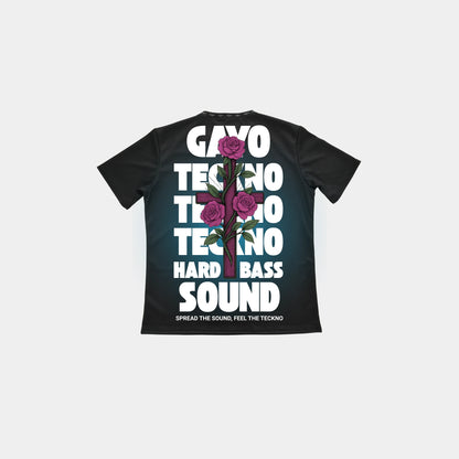 T-shirt techno noir - Gayo Teckno