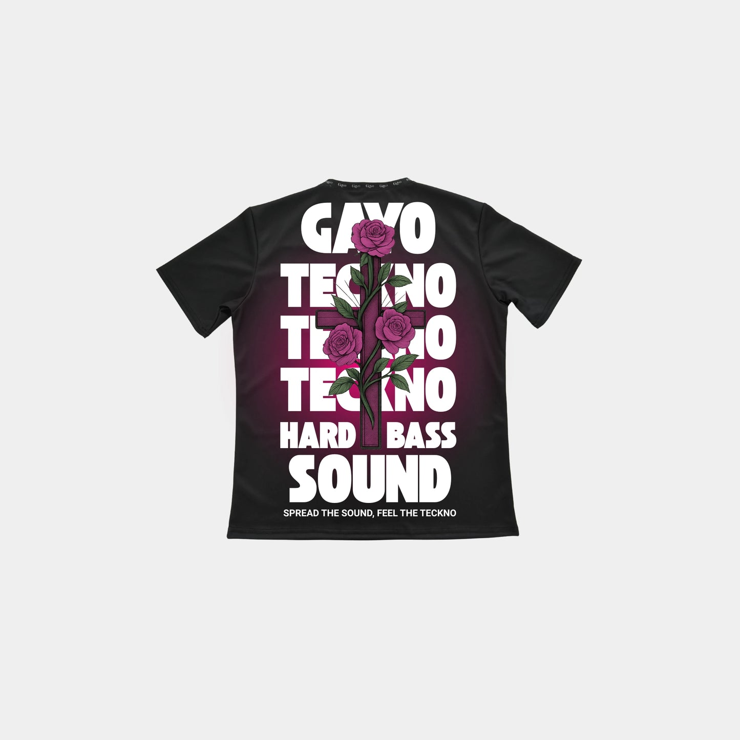 T-shirt techno noir - Gayo Teckno