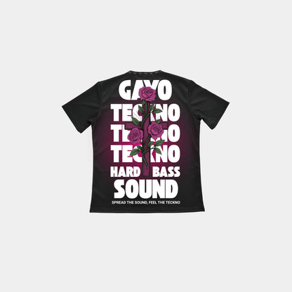 T-shirt techno noir - Gayo Teckno