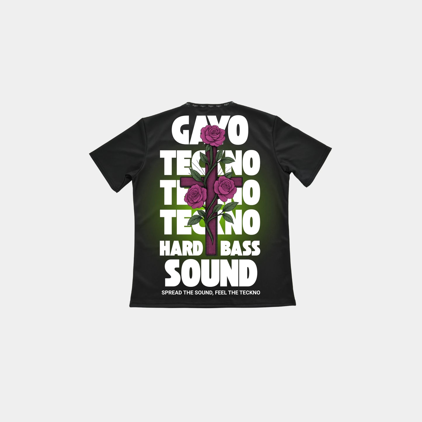 T-shirt techno noir - Gayo Teckno