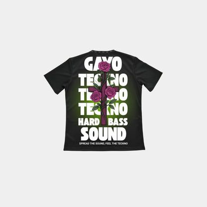 T-shirt techno noir - Gayo Teckno
